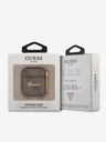 Guess 4G Script PC/PU Airpods 1/2 Brown Etui