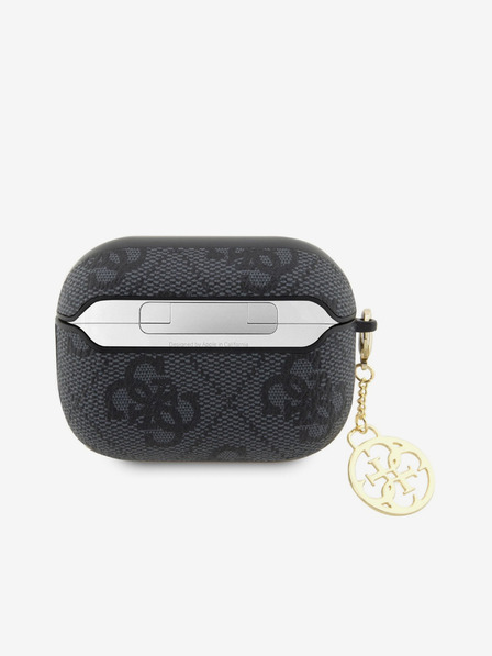 Guess 4G Script PC/PU Charm AirPods Pro 2 Black Etui