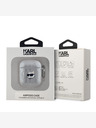 Karl Lagerfeld AirPods 1/2 Silver Etui