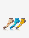 Bellinda CRAZY IN-SHOE SOCKS 3-pack Čarape