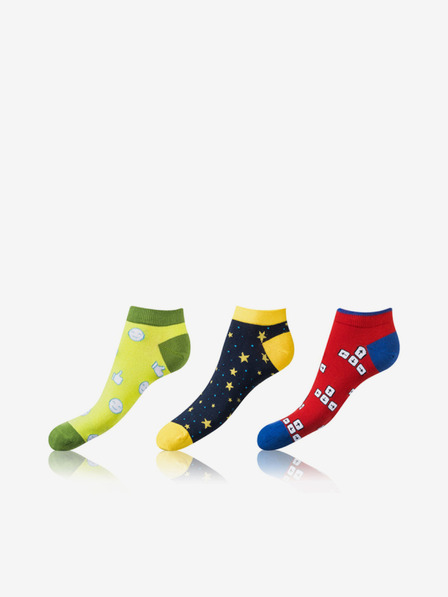 Bellinda CRAZY IN-SHOE SOCKS 3-pack Čarape