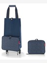 Reisenthel Foldabletrolley Herringbone Dark Blue Torba