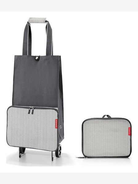 Reisenthel Foldabletrolley Herringbone Grey Torba