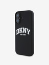 DKNY Liquid Silicone Arch Logo MagSafe Zadní Kryt pro iPhone 16 Black Etui za telefon