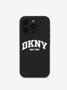 DKNY Liquid Silicone Arch Logo MagSafe Zadní Kryt pro iPhone 16 Pro Max Black Etui za telefon