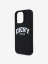 DKNY Liquid Silicone Arch Logo MagSafe Zadní Kryt pro iPhone 16 Pro Max Black Etui za telefon