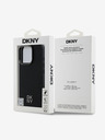 DKNY PU Leather Stack Logo Magsafe  iPhone 16 Pro Black Etui za telefon