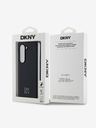 DKNY PU Leather Stack Logo MagSafe Samsung Galaxy Z Fold 6 Black Etui za telefon