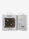 Guess PU 4G Peony Charm Pouzdro pro AirPods 3 Brown Etui