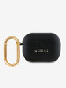 Guess PU Grained Classic Logo Pouzdro pro AirPods Pro 2 Black Etui