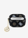 Guess PU 4G Peony Charm Pouzdro pro AirPods Pro Black Etui