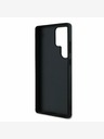 Guess PU Grained 4G Metal Logo Zadní Kryt pro Samsung Galaxy S25 Ultra Black Etui za telefon