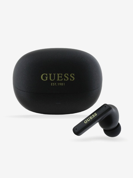 Guess Capsule ANC/ENC TWS Bezdrátová Sluchátka Black Etui za telefon