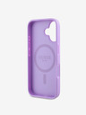 Guess PU Grained Classic Logo MagSafe Zadní Kryt pro iPhone 16 Purple Etui za telefon