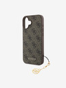 Guess 4G Charm Zadní Kryt pro iPhone 16 Plus Tone on Tone Brown Etui za telefon