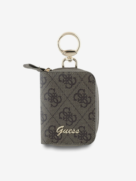 Guess PU 4G Script Logo Klíčenka Brown Etui za telefon