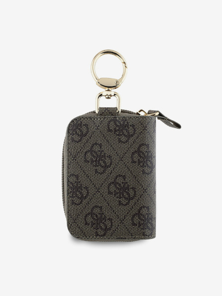 Guess PU 4G Script Logo Klíčenka Brown Etui za telefon