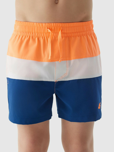 4F Dječačke kratke hlače za plažu tipa boardshorts 4F - narančaste