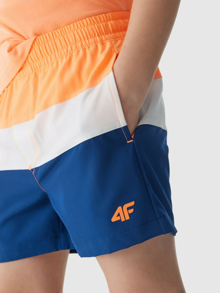 4F Dječačke kratke hlače za plažu tipa boardshorts 4F - narančaste