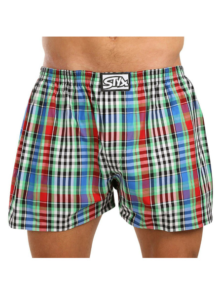 Styx Set od tri muške gaćice Styx classic gumene oversized višebojne