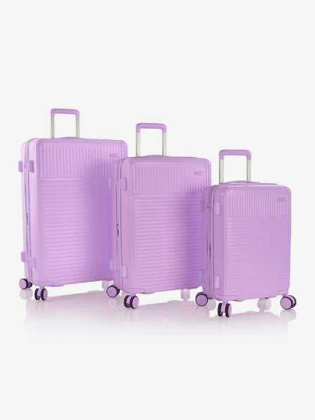 Heys Set od tri putna kofera u ljubičastoj boji Heys Pastel S,M,L