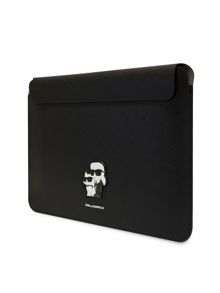 Karl Lagerfeld Karl Lagerfeld Saffiano Karl and Choupette Navlaka za prijenosno računalo 15/16 Black