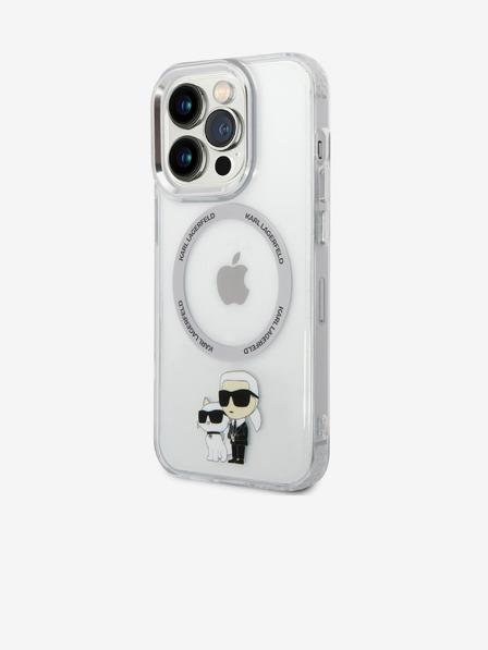 Karl Lagerfeld Karl Lagerfeld IML Karl and Choupette NFT MagSafe Stražnji Poklopac za iPhone 14 Pro Max Prozirna