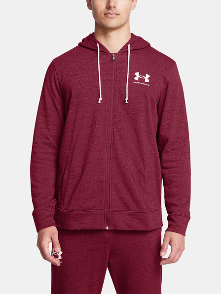 Under Armour Muška majica Under Armour UA Rival Terry LC FZ-RED
