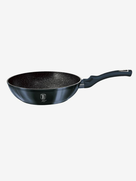 Berlingerhaus Wok tava s mramornom površinom 30 cm BERLINGERHAUS Metallic Line Aquamarine Edition