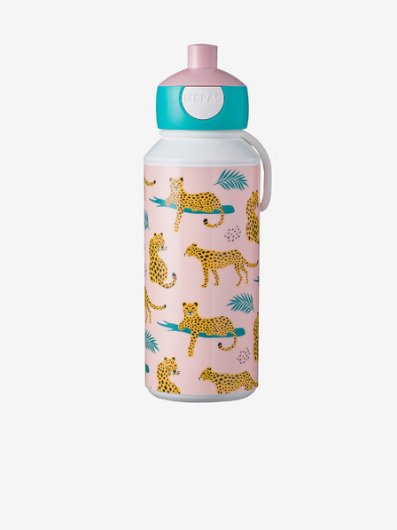 Mepal Tirkizno-ružičasta dječja boca Mepal Campus Leopard 400 ml