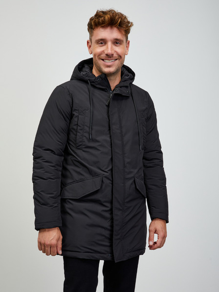 ZOOT.lab Crna muška parka s kapuljačom ZOOT.lab Charles